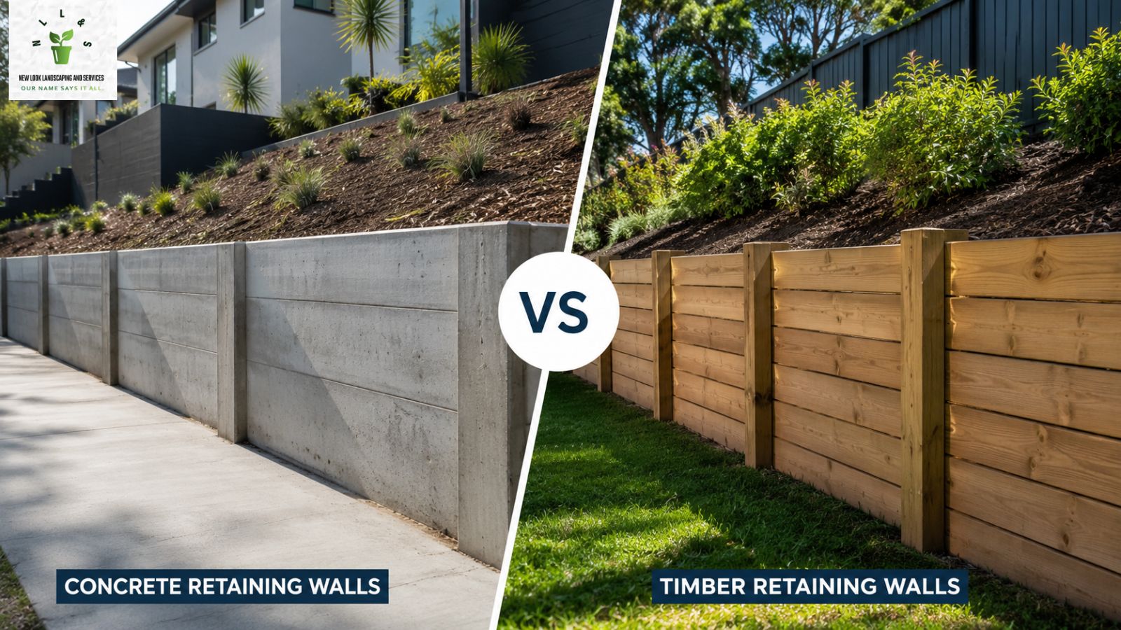 Concrete vs Timber Retaining Walls